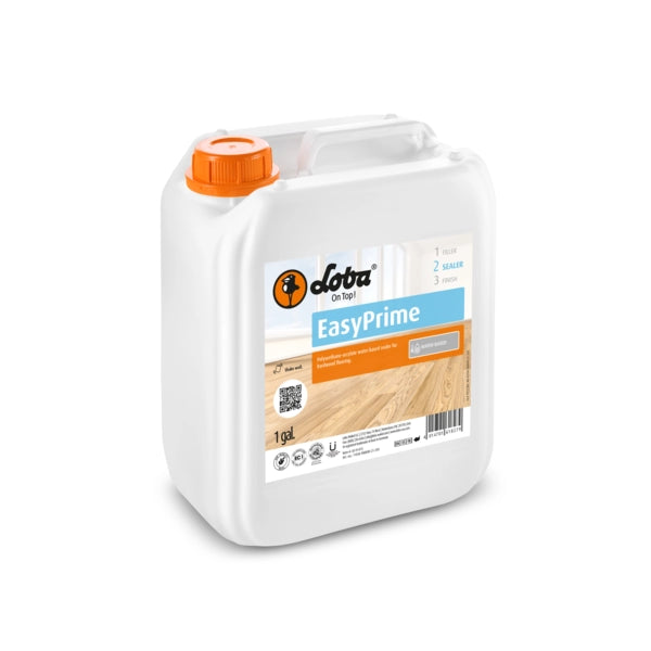LOBA EasyPrime 1 Gallon - Professional Water-Based Wood Floor Primer Sealer