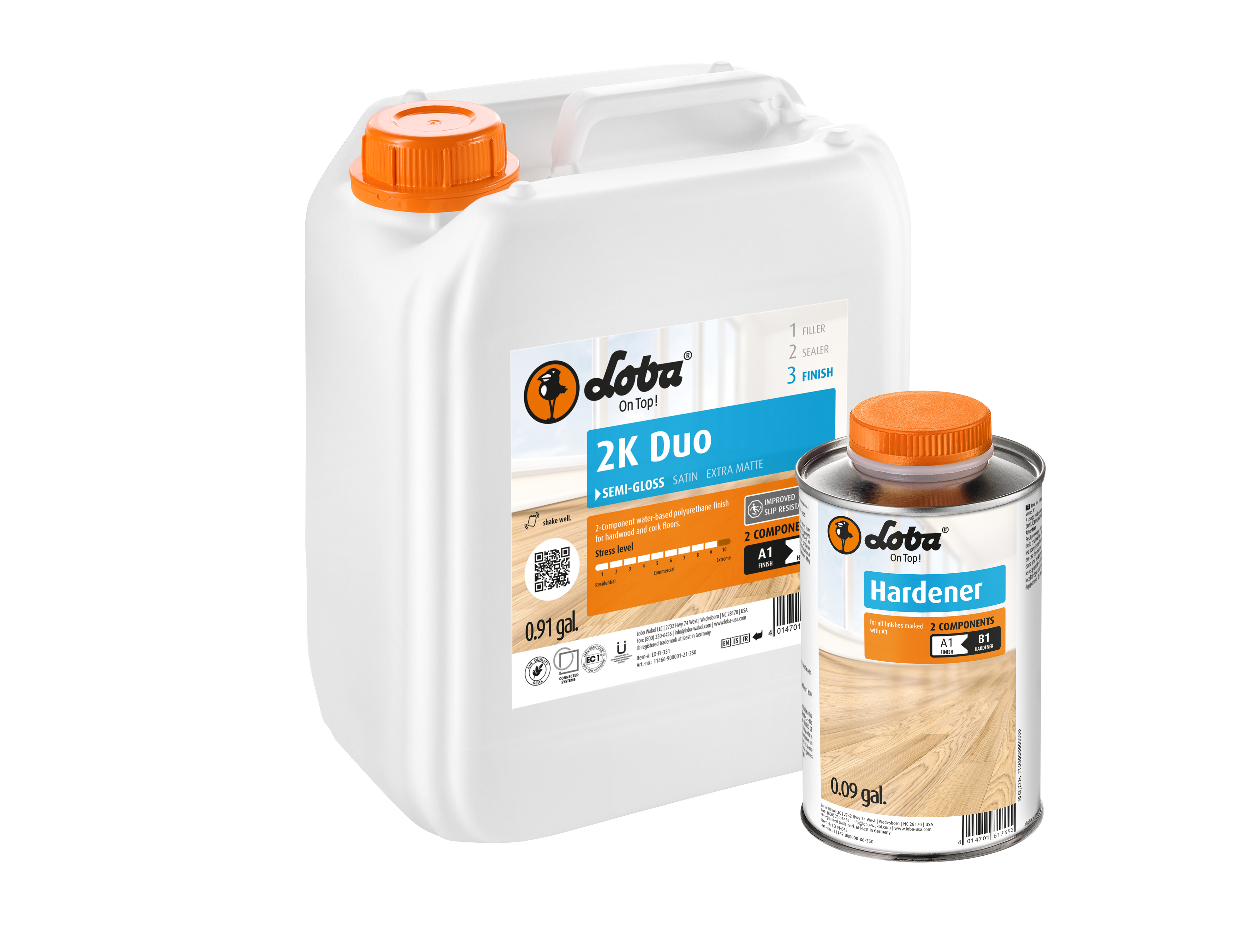 Loba 2K Duo 1 Gal - Water-Based Wood Floor Finish