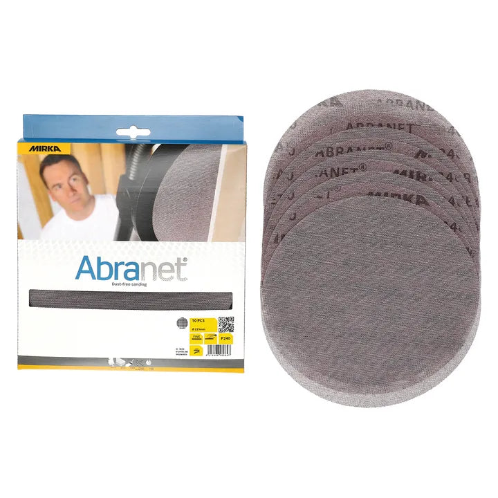Mirka Abranet 9 in. 120G Grip Mesh Disc, Qty 10 9A-223-120RP