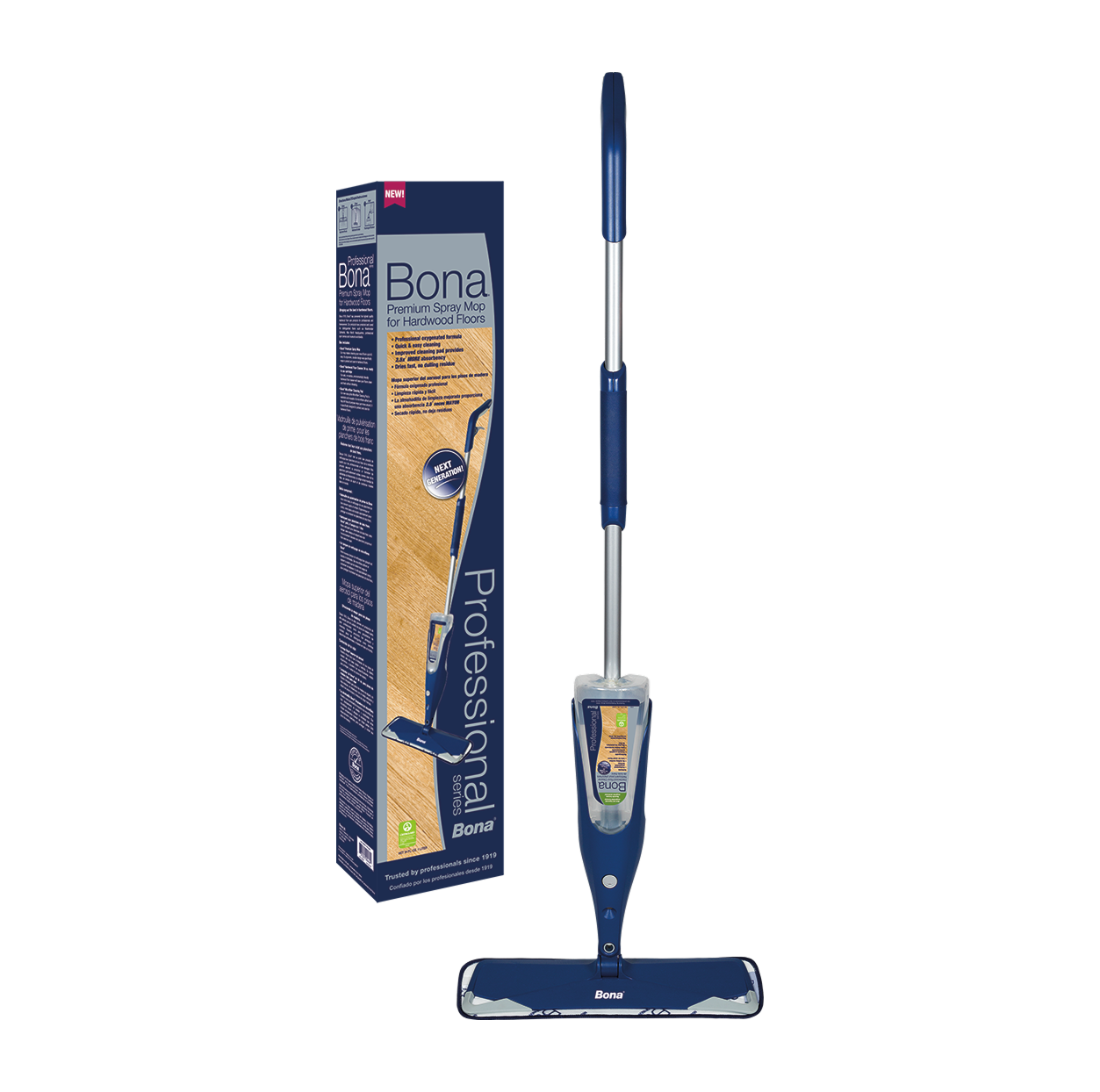 Bona Pro Series Hardwood Premium Mop (Trilingual)