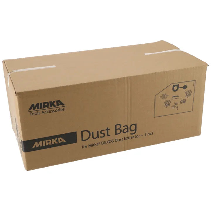 Mirka- Dust Bag Fleece for DEXOS 1217X, 5/pack
