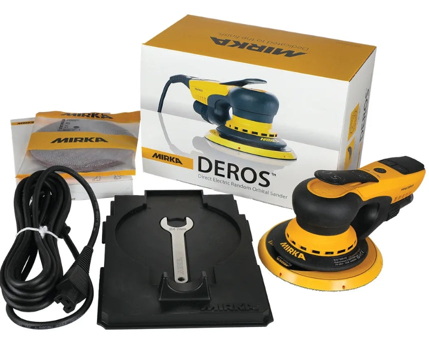 Mirka Deros 650XCV 6" 5mm Orbit Vacuum Ready Finish Sander