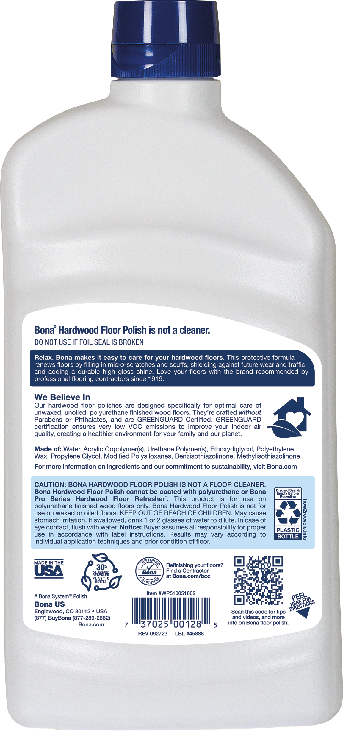 Bona Hardwood Floor Polish High Gloss