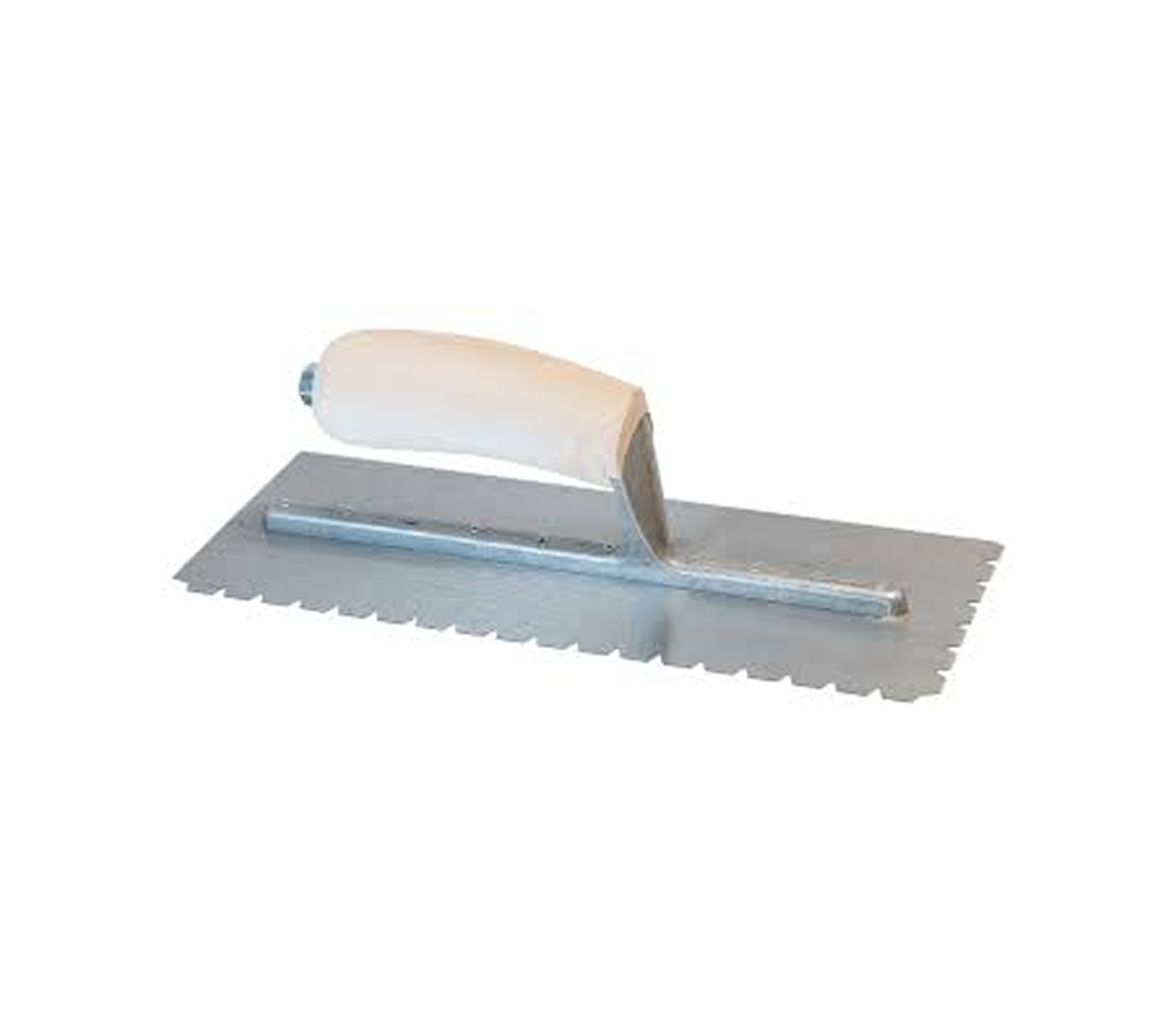Bona V-Notched Trowel 1000F 5/32" x 5/32" x 5/32" with Wood Handle