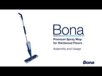 Bona Hardwood Spray Mops Kit Premium - Trilingual