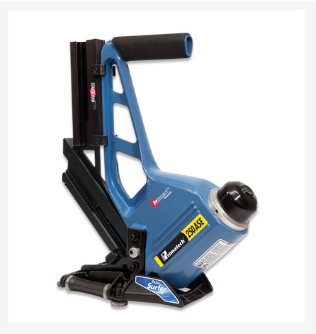 Primatech 250 ASE 15.5 GA Pneumatic Hardwood Flooring Nailer w/ Adjustable Base on Roller and SLBO
